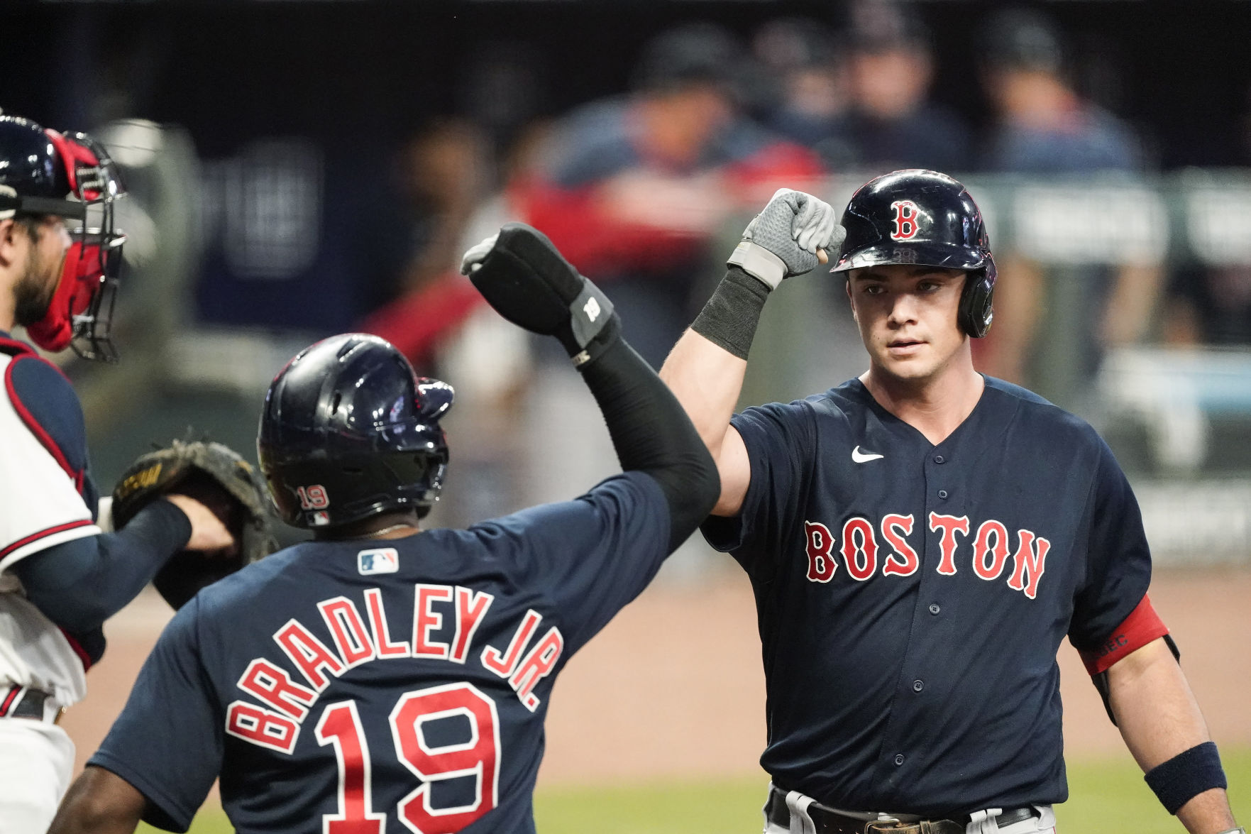 Red Sox Braves Baseball